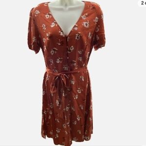 Universal Thread dress flower print orang